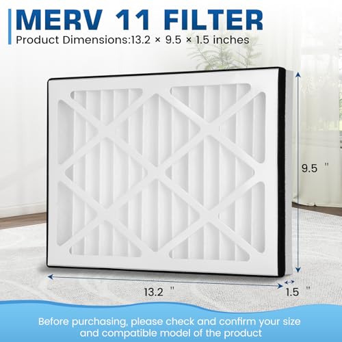 MERV 11 Filter Compatible with 1350/1350IG Air Filtration System, 4PCS