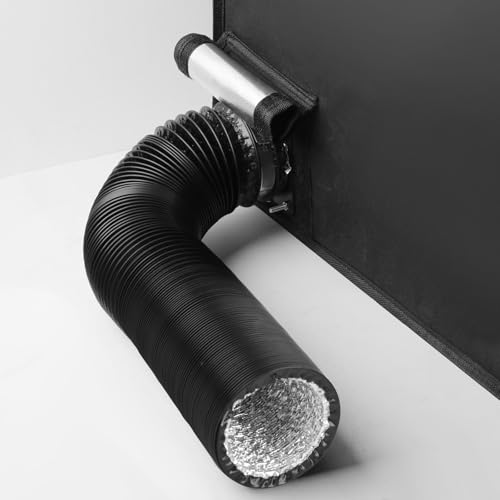 UniTak3D Smoke Exhaust Kit with Efficient Ventilation 4500RPM Fan and Pipe,Exhaust Smoke&Odors,Fan Fume Extraction Kit Exhaust Fan for Laser Engraver and 3D Printer Enclosure Tent Cover