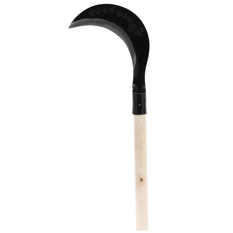 Yardwe Gardening Grass Manganese Steel Long Handle Weeding Tool for Easy Cultivation Sharp and Durable Hand Scythe with Comfortable Grip for Weeding
