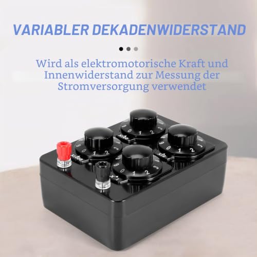 0-9999 Ohm Simple Resistance Box Variable Decade Resistance Teaching Instrument