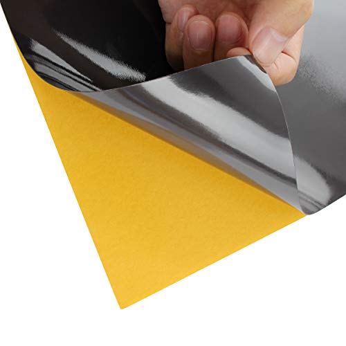 Toaiot 3D Printer CR-10/10S/Pro Magnetic Build Base Plate 310X310 mm/12.2x12.2 inch Flex Magnetic Plate B Side with Adhesive for Double Sided Coad PEI Steel Spring Sheet