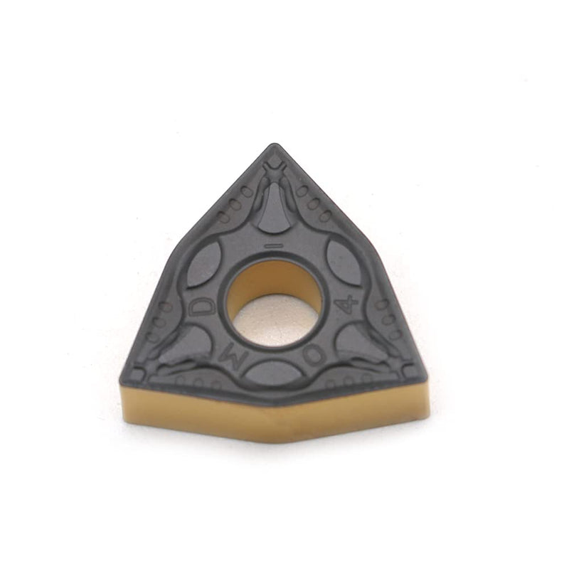 CDBP CNC carbide inserts indexable inserts WNMG080404 WNMG431 - universal steel machining, turning inserts -TiN coating, 10 pieces WNMG431-MD