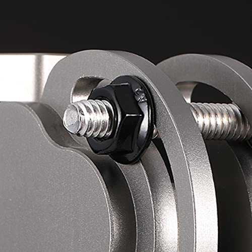 3/8-16 Serrated Flange Hex Lock Nuts 100Pcs 304 Stainless Steel 18-8, Full Thread, Hex Drive, Bright Finish, Black Oxide by SG TZH 100 3/8-16