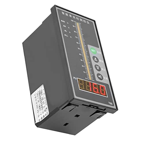 AC220V Liquid Sensor Level Indicator 4-20mA Intelligent Pressure Regulator for Liquids, High Precision Measurement, Light Column Level Indicator, T80