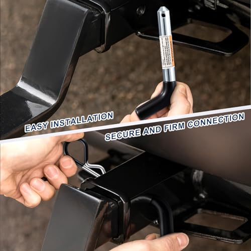 6 Pcs Trailer Hitch Pin Clip 5/8 Inch Steel for 2" Receiver 6