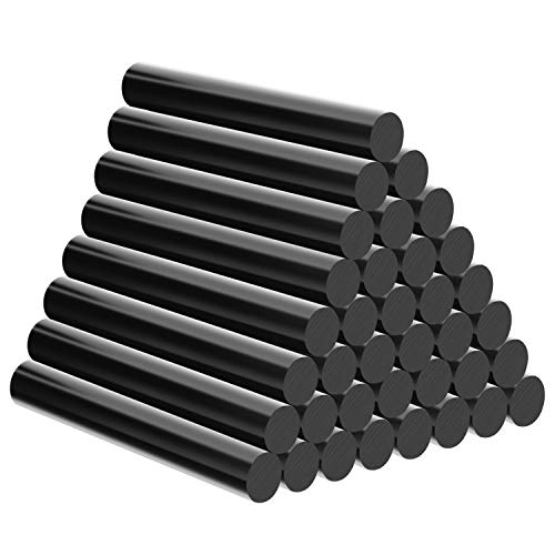ENPOINT White& Black Hot Glue Sticks, 0.43 x 3.93 in for Arts, DIY, Home General Repair, Holiday Gift Crafts, Bonding, Decoration