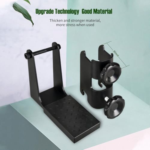 Spade and Fork Digging Assistor, Carbon Steel Soil Loosening Pedal Attachment, 1.77 in Clamp for Garden Fork or Shovel