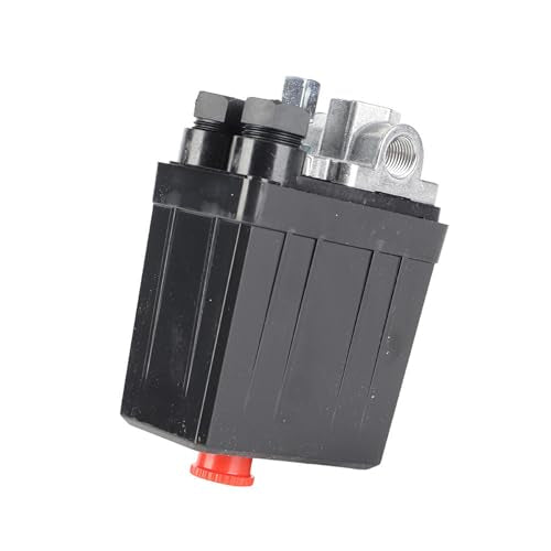 Oumefar Air Compressor Switch Universal Pressure Control Valve Four Port Pressure Switch As 90PSI120PSI Compressor Accessories Pack of 1