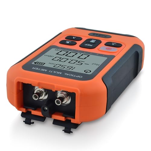 800~1700nm -50~+26dBm Optical Power Meter and 650nm 30km VFL FTTH Optical Fiber Power Meter with 2.5 mm Universal Plug and FC/UPC-LC/UPC Adapter-SS103PVC12 SS103PVC12(800~1700nm -50~+26dBm)