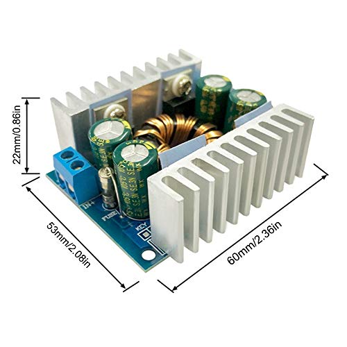 Power Supply Module, DC-DC 8A Buck Boost Power Module 5V-30V to 1.25V-30V Adjustable Charging Converter