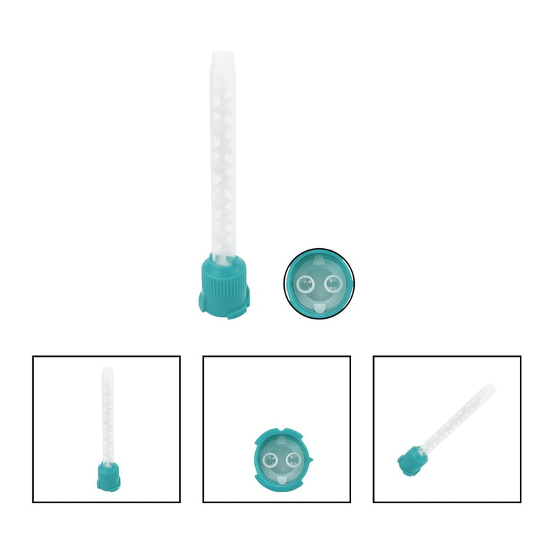 Dental Impression Mixing Tips, YOUYA DENTAL 50 Pieces Dental Intra Oral Tips for Dentistry Materials Mixing Tube Disposable Silicone Rubber Head Laboratory Products