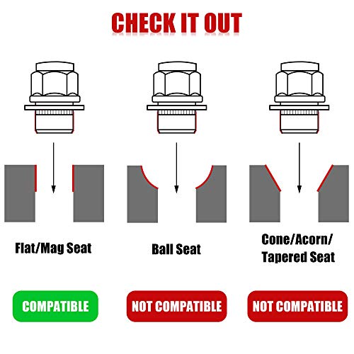 M12x1.5 Wheel Lug Nuts for Cmary Corolla, 20PCS One-Piece OEM Mag Lug Nuts 12x1.5 Lug Nut with 3/16'' (21mm) Hex for Camry Tacoma Corolla Rav4 4Runner ES350 IS300, Chrome