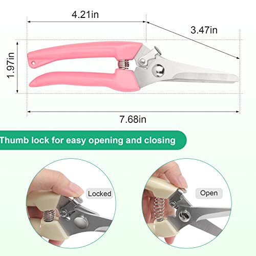 premium pruning shears & gardening gloves set