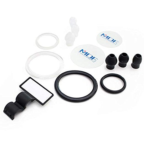 MDF Instruments, MD One® Stainless Steel Premium Dual Head Pediatric Stethoscope - All Black (MDF777C-BO) All Black (Blackout)