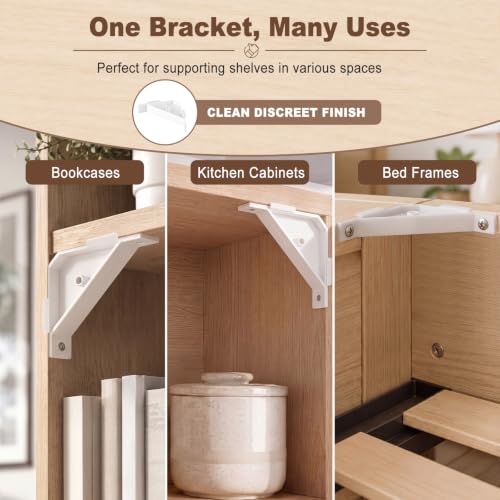 100 Pcs 90 Degree Corner Braces Plastic Triangle Bracket