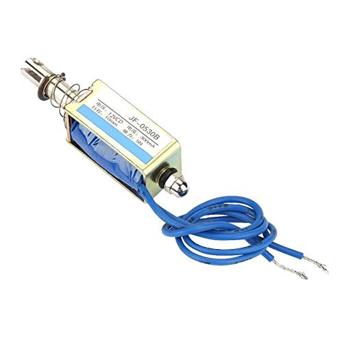 Electromagnet - Automation Control 6/12/24V DC 300mA DC Pull Electromagnet 5N Retraction Range 10 mm, JF-0530B (12V)