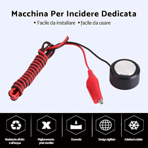 Regun CNC Touch Plate, CNC Router Machine Tool Setting Probe, Z-Axis Calibration, Alloy Material, Fixed Base, 1.4 x 0.77in