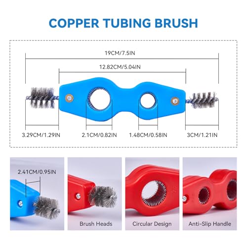 WISSCOOL 8-in-1 Tubing Cutter Set HVAC 8 in 1 Set Blue