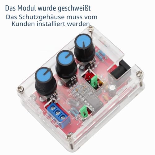 2 Sets XR2206 High Precision Function Signal Generator Kit, 1Hz-1MHz, Adjustable Frequency Amplitude, Sine Wave/Triangular Wave/Square Wave, with Instruction Manual
