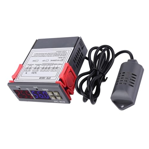 Digital Temperature Humidity Controller Thermostat Hygrometer 110V-240V for Home Greenhouse and Climate Control 110~240VAC