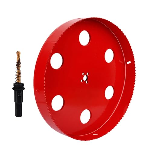 240mm / 9.45 inch HSS Bi-Metal Hole Saw Hole Drilling Cutter for Wood 240mm / 9.45 inch