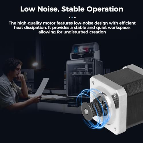 Creality Official K2/K2 Pro Z-Axis Stepper Motor 42-48, Original K2 Stepper Motor, High Torque 1.8° Step Angle, K2 Pro Z Axis Upgrade Motor for Creality K2/K2 Pro 3D Printer Accessory