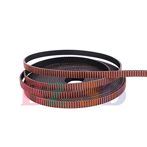 GT2 Timing Belt 6mm Width,Pitch 2mm,Upgrade Non-Slip Nylon Tooth Surface for 3D Printers.(10 Meters) 10M x 6mm