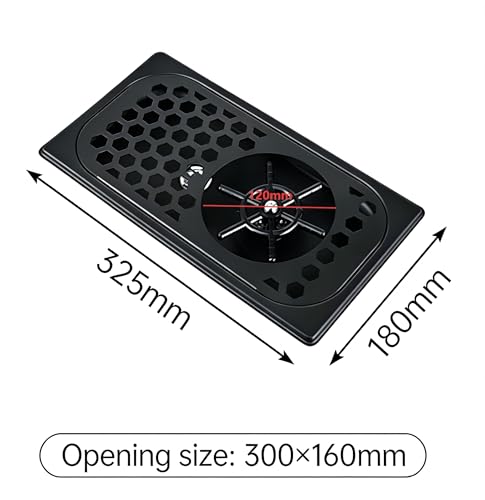 Commercial Black 304 Stainless Steel Cup Washer, High Pressure Under Sink Cup Cleaner with 360° Rotating Nozzle for Bar, Cafe, Restaurant, Home Kitchen, Easy Installation