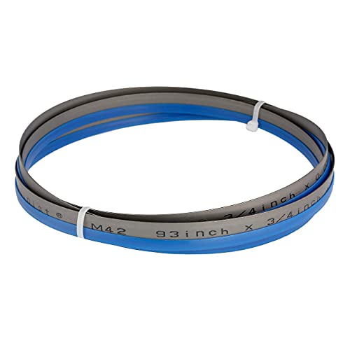 Imachinist 93" Long, 3/4" Wide, 0.035" Thick, 10/14TPI and 4/6TPI Bandsaw Blades for Cutting Soft Metal