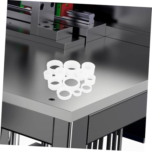 Pack of 12 Sanding Discs Reducing Sleeves Plastic Adapter for Sanding Discs Compatible with Bench Grinding Machines Versatile Use for Stone Processing