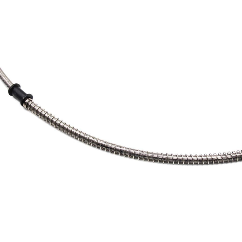 PRO BAT 86" Braided Hydraulic Brake Hose Line Pipeline For Chinese GY6 Scooter ATV Dirt Bike Go Kart 10mm Banjo Ends Gray 86"/220cm