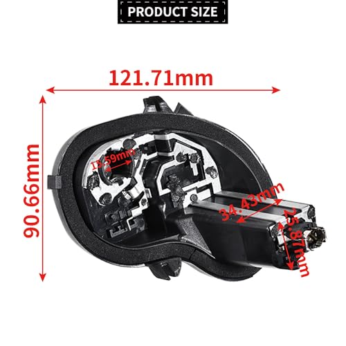 Lamp Holder Rear Right Rear Light Lamp Holder with Connection Plug Lamp Holder Driver Side Compatible with Vauxhall Astra K 2016 - 39001578