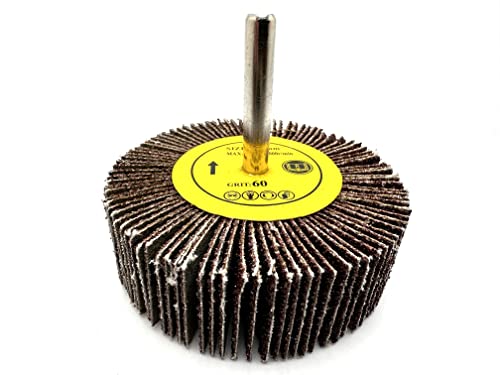 Pro-Graad SuperGrindz Flap Wheel 3" x 1" x 1/4", 60 Grit, 10 Pack