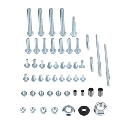 Cancanle Full Set of Nut Bolt Screw Locating Dowel for Honda GX390 GX270 GX240 GX420 Engine of Water Pump Generator Motor for GX270 GX240 GX390 GX420
