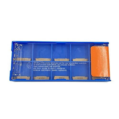 GBJ MGIVR2016-2 with MGMN200-G 3020 Grooving Cut-Off Cutter Grooving Insert Boring Bar 16mm 5/8" Grooving Cut-Off Holder for MGMN200 Carbide Inserts Holder MGIVR2016-2 + 10pcs MGMN200-G