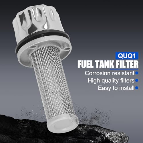 Replacement for Hydraulic Oil Filler Strainer for Oil Container, Carbon Steel Filling Strainer Vent Cap Assembly for Car Vehicle Excavator Tractor, 28mm Flange Installation