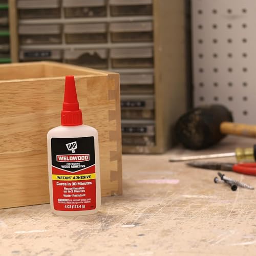 DAP 7079800131 RapidFuse Wood Adhesive, 4-oz. - Quantity 6