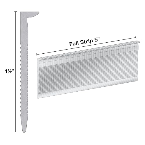 Powernail L15018 18 Gauge 1-1/2 Inch Length Flooring L-Cleat Nails (1000ct Box) 1-1/2 Inch (1000ct box)