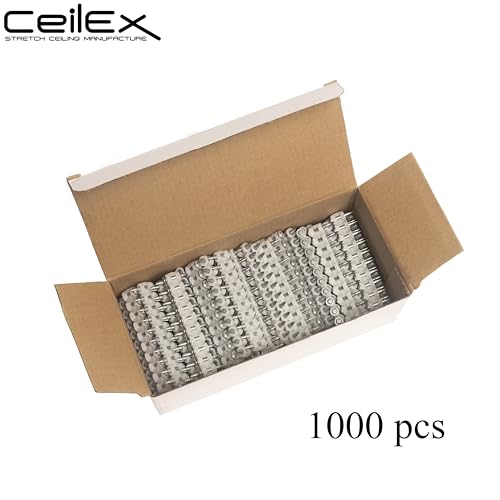1000x Collated Concrete Nails 3/4 Inch (19mm) for Hilti GX 3 (GX3), GX 100, GX 120 Nailer, GX MX Collated Strip, Full Round Head Hardened Steel Pins for Metal Track, Drywall & Concrete 3/4'' (19mm) 1000