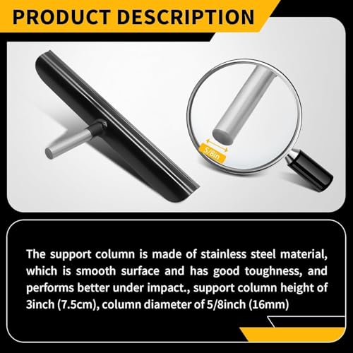 30cm 12 Inch Lathe Tool Rest, Wood Lathe Tool Rest Stainless Steel Lathe Turning Tool Rest Woodworking Lathe Turning Tool Rest with 16mm Diameter Tool Rest Post