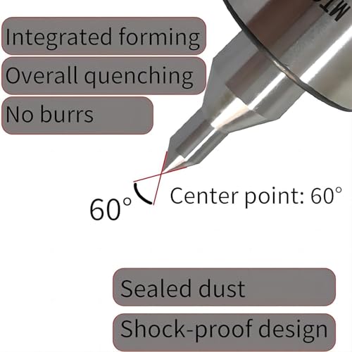 MT4 Live Center, Medium Duty, Long Nose, 60°, Triple Bearing MT4