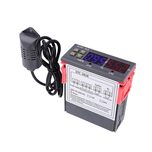 Digital Temperature Humidity Controller Thermostat Hygrometer 110V-240V for Home Greenhouse and Climate Control 110~240VAC