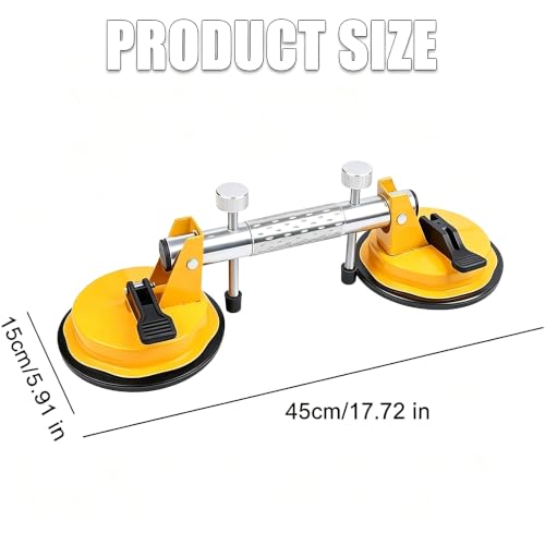 Granite Seam Setter - Professional Countertop Alignment Clamps with Adjustable Vacuum Suction - Seam Setter & Gap Repair Tool for Granite, Marble, Stone Slab & Glass