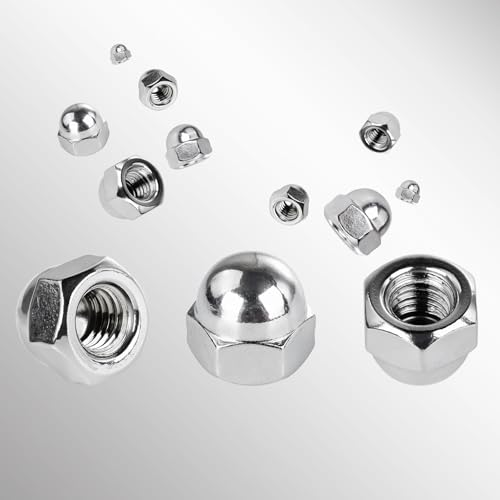 1/2"-13 Acorn Cap Nuts 304 Stainless Steel Hardware Nuts HS/LM-02 1/2-13