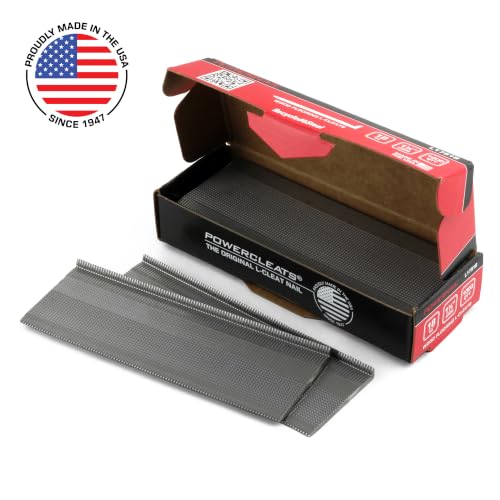Powernail L15018 18 Gauge 1-1/2 Inch Length Flooring L-Cleat Nails (1000ct Box) 1-1/2 Inch (1000ct box)