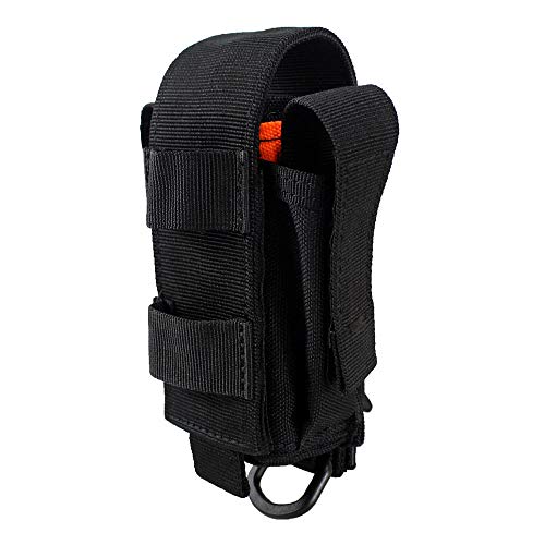 Multi Pockets Tool Holster Sheath with Hands Free Rotatable Flashlight Pouch
