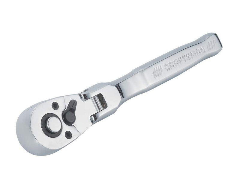 CRAFTSMAN Flex Head Ratchet, SAE, 72-Tooth, 3/8-Inch Drive (CMMT99420) 3/8"-24 thread size, h3 tolerance