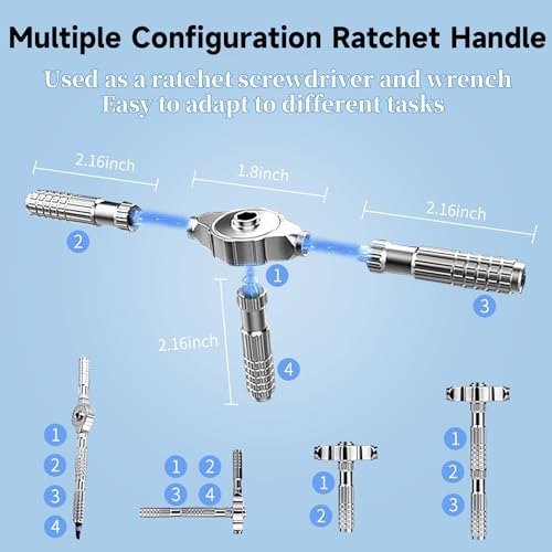 40 in 1 Magnetic Ratchet Screwdriver Set, DIY Ratchet Screwdriver Set 40