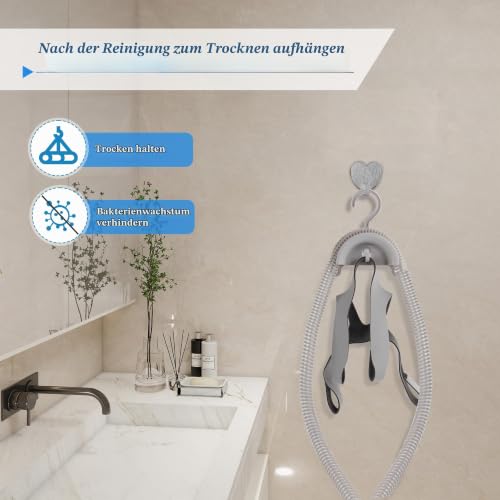 CPAP Hose Holder & Mask Holder - Universal Hose Stand for BiPAP, Fan & Sleep Apnea Devices (Bed/Wall Mounting)