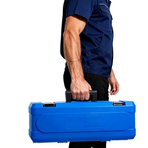 Tool Box Carry Case for Hot Air Plastic Welder, Lockable Storage Toolbox Hard Plastic Empty Case